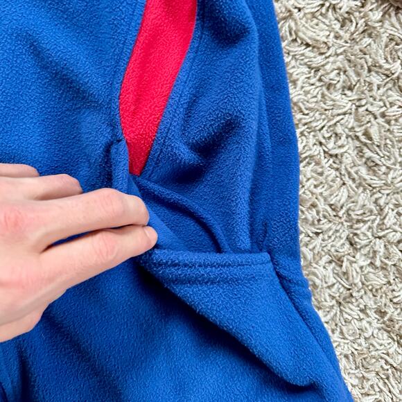 Reebok NFL New York Giants Blue Fleece Jacket Zip Up Football Men’s Size L - Picture 3 of 9